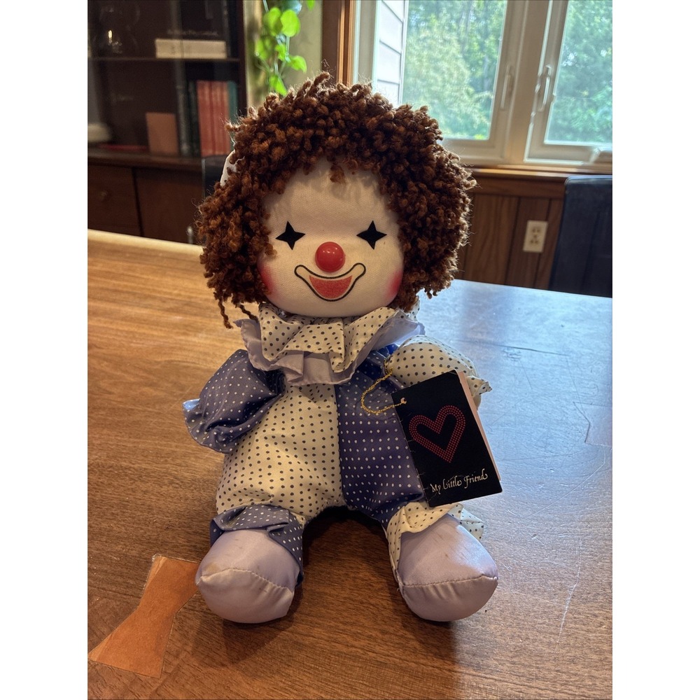 Wind-Up Musical Clown Rotating Head VTG 1980s Faratak - Picture 1 of 2
